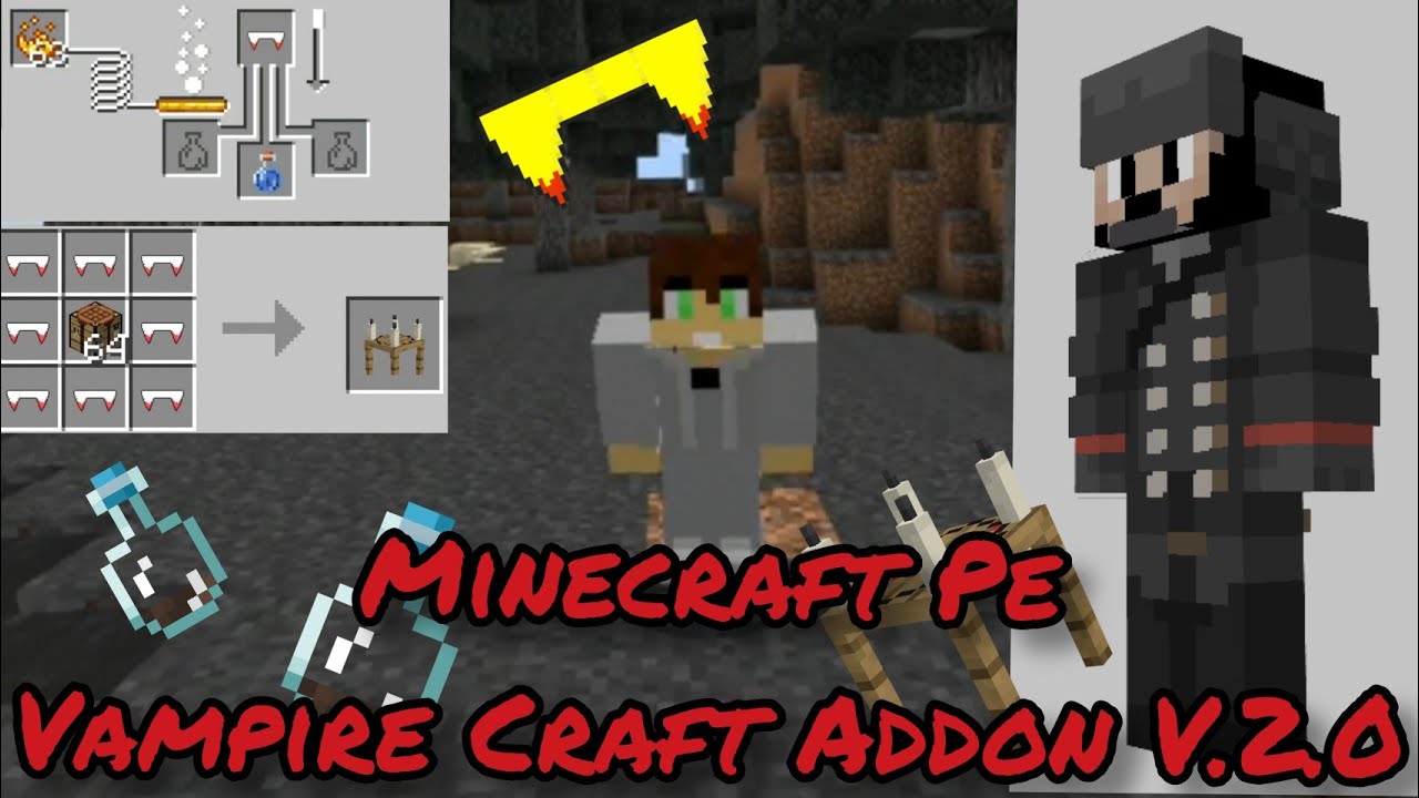 Vampire Craft Addon | Minecraft PE Bedrock Addons