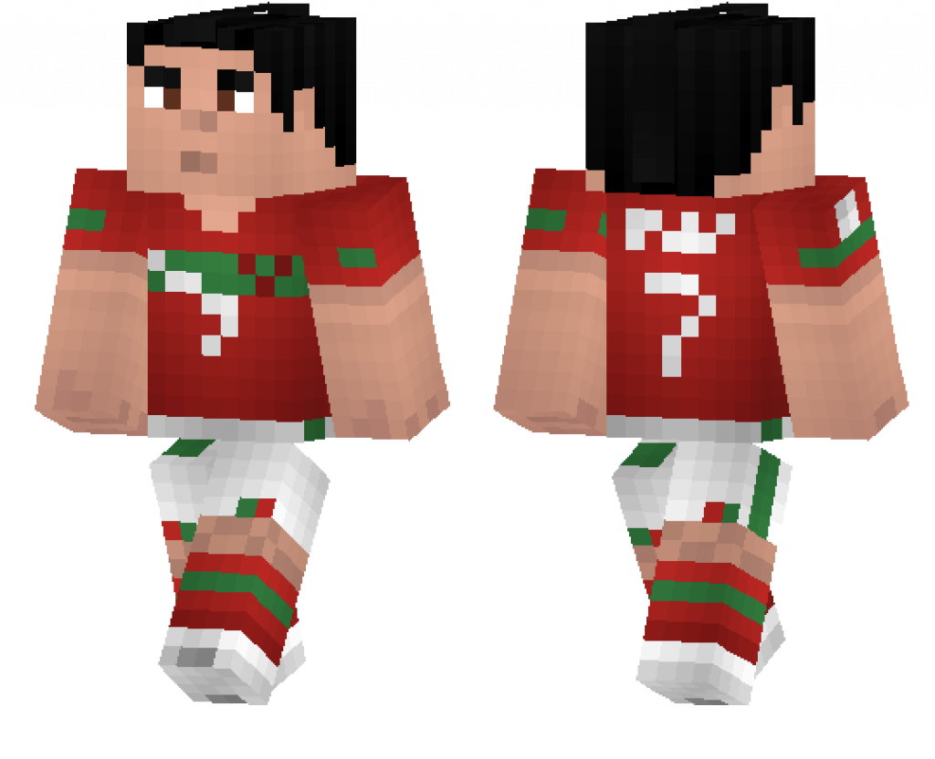 Cristiano Ronaldo Skin | Minecraft PE Bedrock Skins