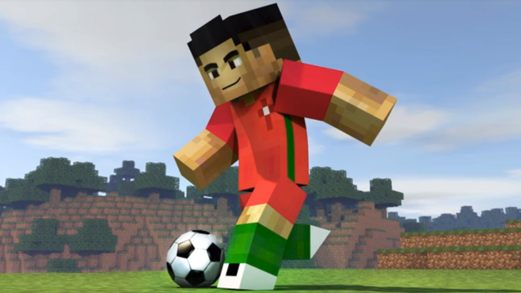 soccer minecraft skin template