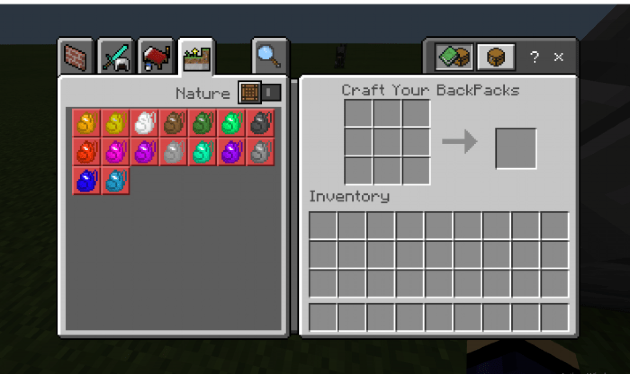 Backpacks Mod Minecraft PE Bedrock Mods