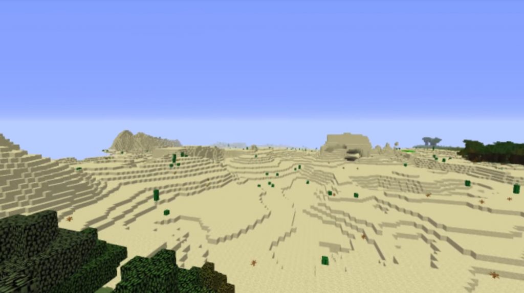 Desert Cave and the village Seed
