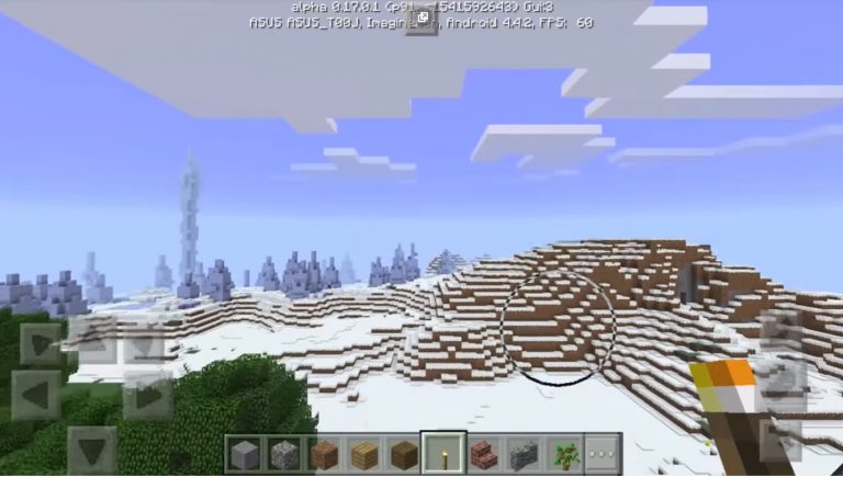 Shelter in the snow biome seed | Minecraft PE Bedrock Seeds