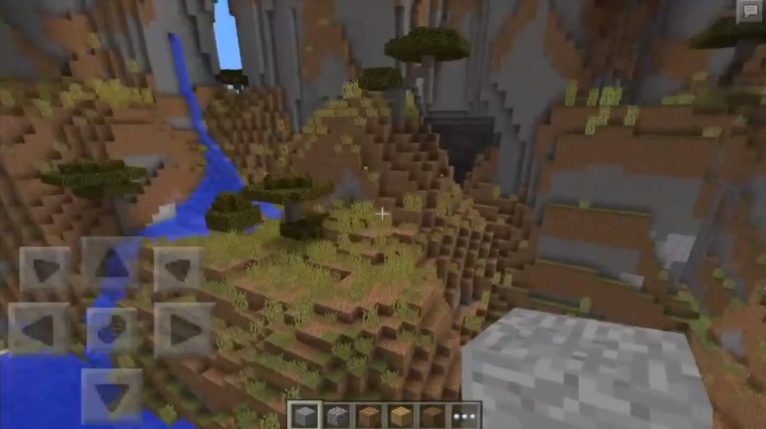 Savannah Mountain Village Seed | Minecraft PE Bedrock Seeds