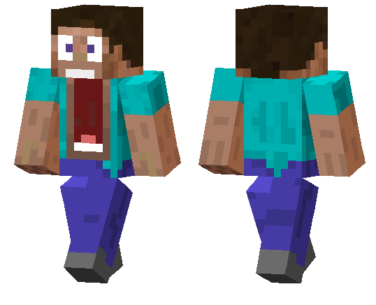 BFDI Mouth Steve Minecraft Skin