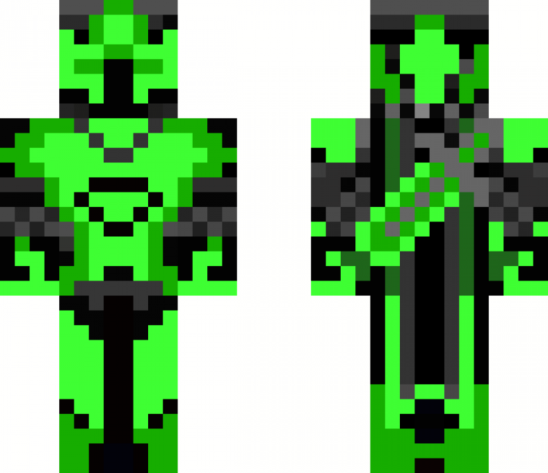 Emerald Knight Skin | Minecraft PE Bedrock Skins