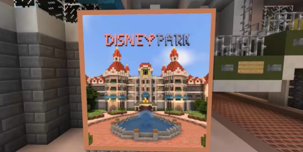 Minecraft Walt Disney World Map Minecraft Pe Bedrock Maps