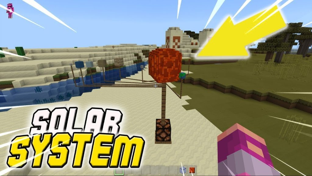 Solar System Model Addon Minecraft Pe Addons Minecraft Pe