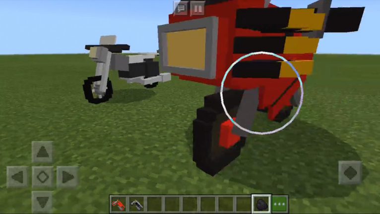Motorcycle Mod | Minecraft PE Bedrock Addons, Minecraft PE Bedrock Mods
