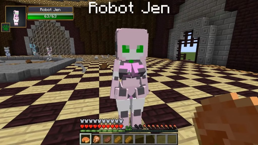 Robots Girls Addon Minecraft PE Addons
