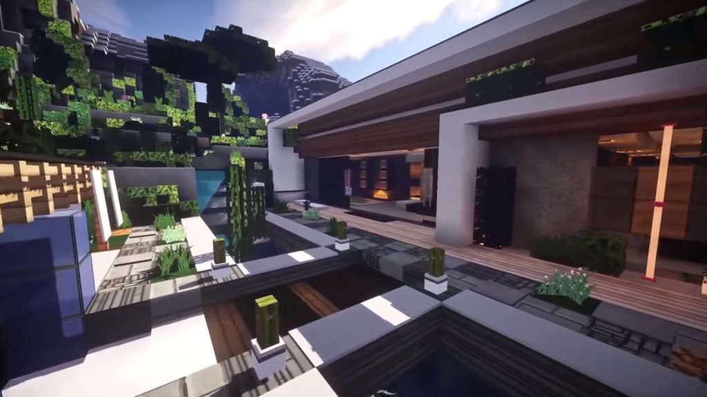 Minecraft House Download For Bedrock : Safe House Minecraft Map 1 14 2
