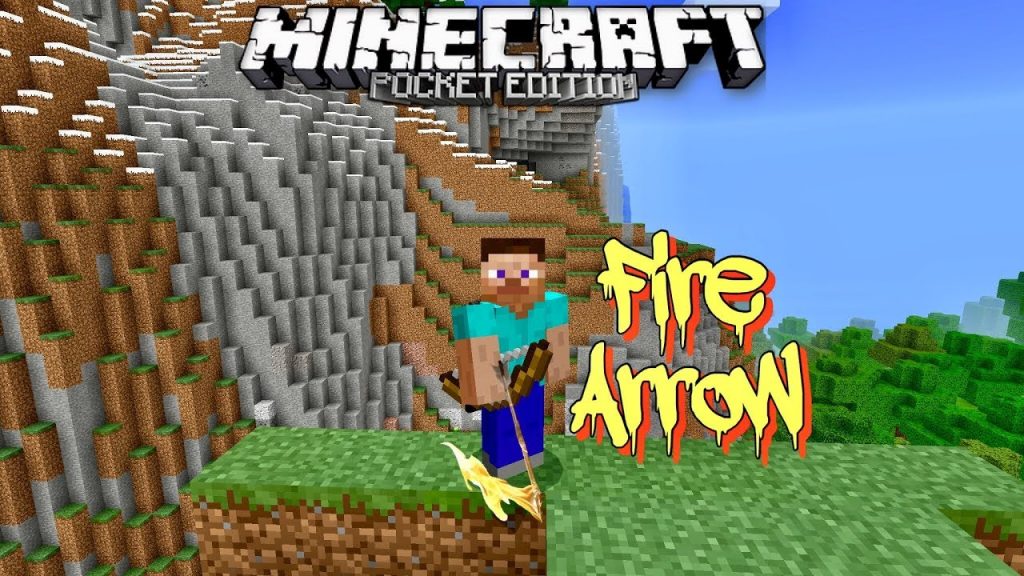 Fire Arrows Mod Minecraft PE Bedrock Mods
