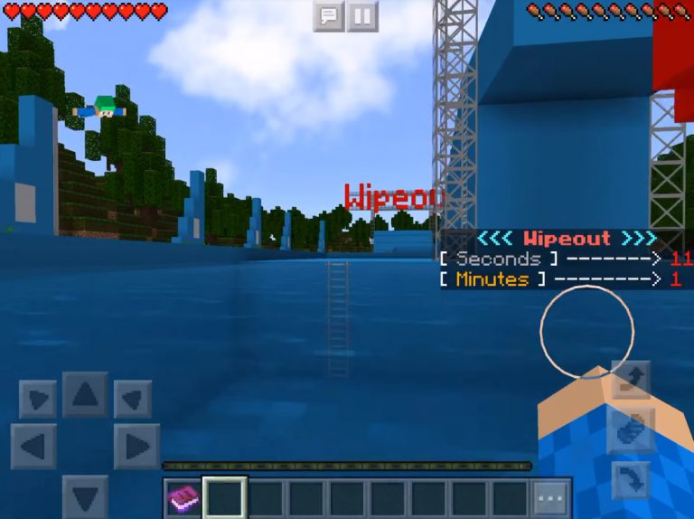 Wipeout Map | Minecraft PE Bedrock Maps