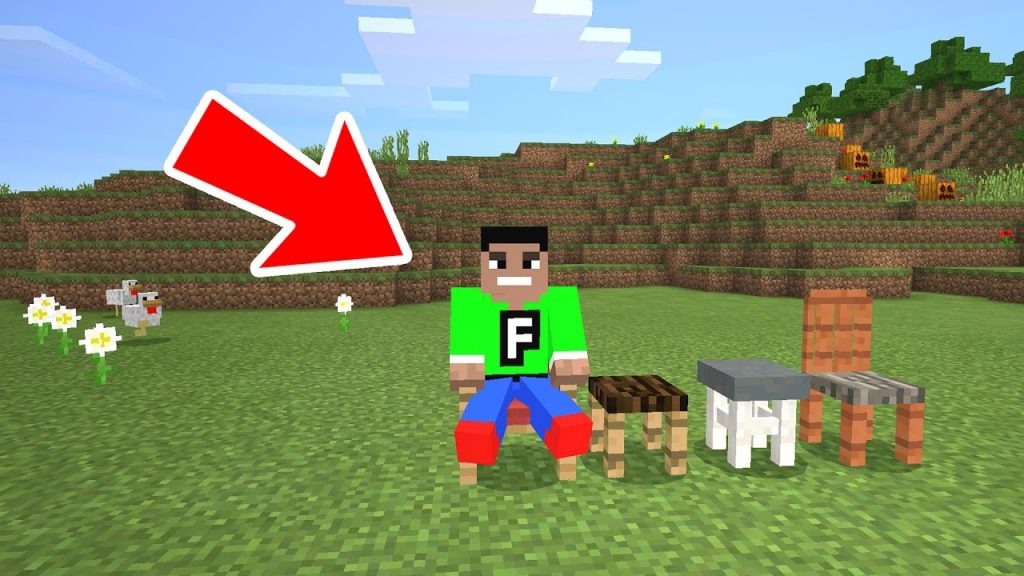 Just Chairs Addon Minecraft PE Bedrock Addons