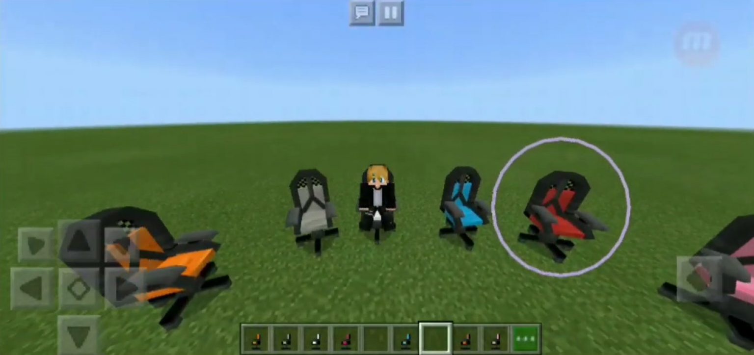 Just Chairs Addon Minecraft PE Bedrock Addons