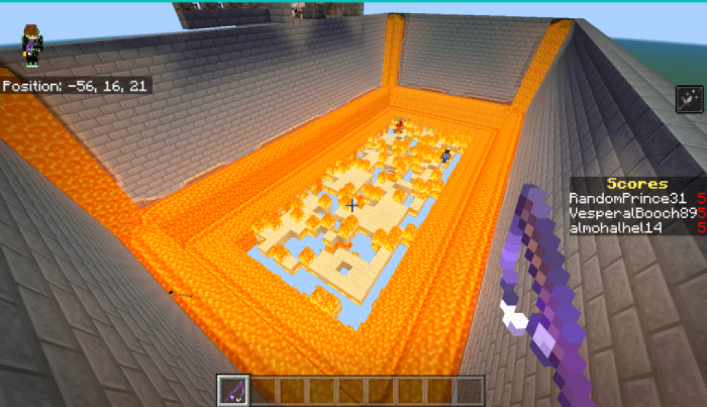 MG Burning Platform Map | Minecraft PE Bedrock Maps
