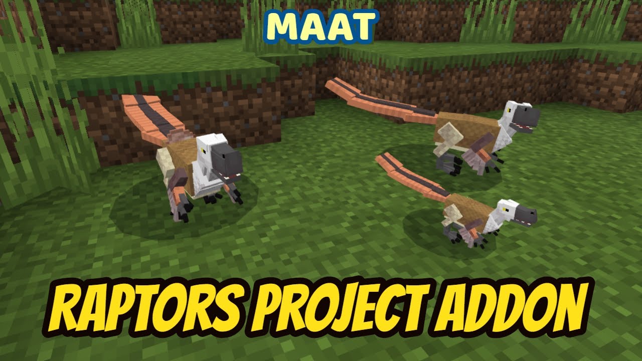 Raptors Project Addon Minecraft Pe Bedrock Addons