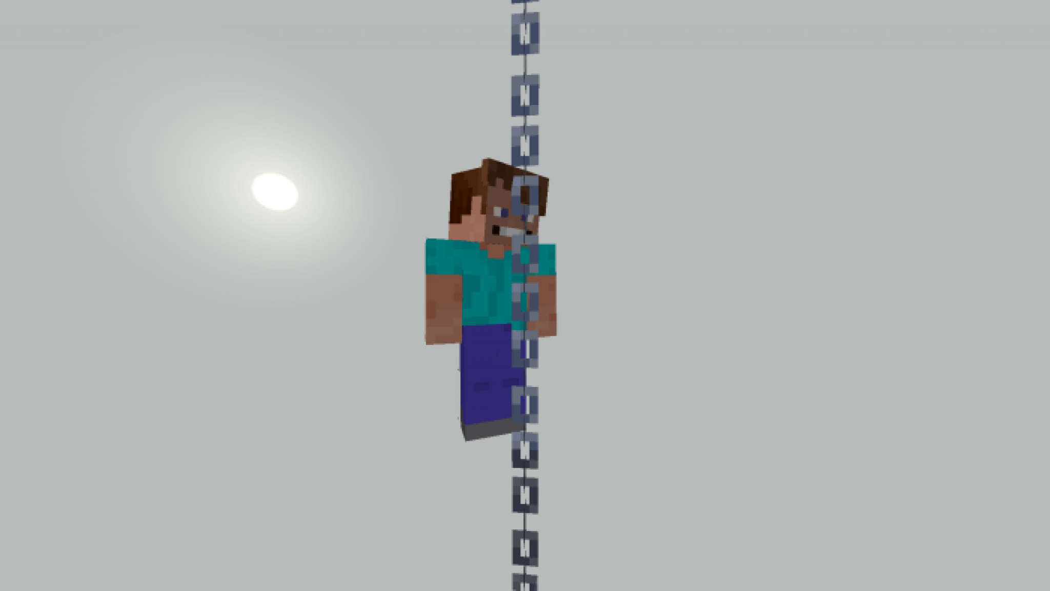 Climbable Chains Mod Minecraft PE Bedrock Mods