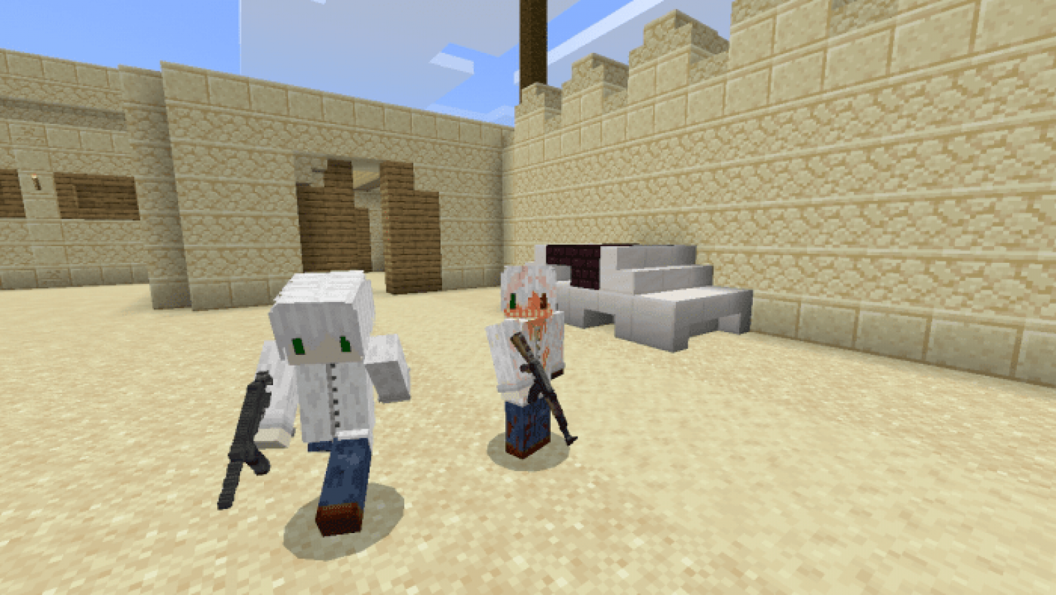 Detailful Guns Addon Minecraft Pe Bedrock Addons