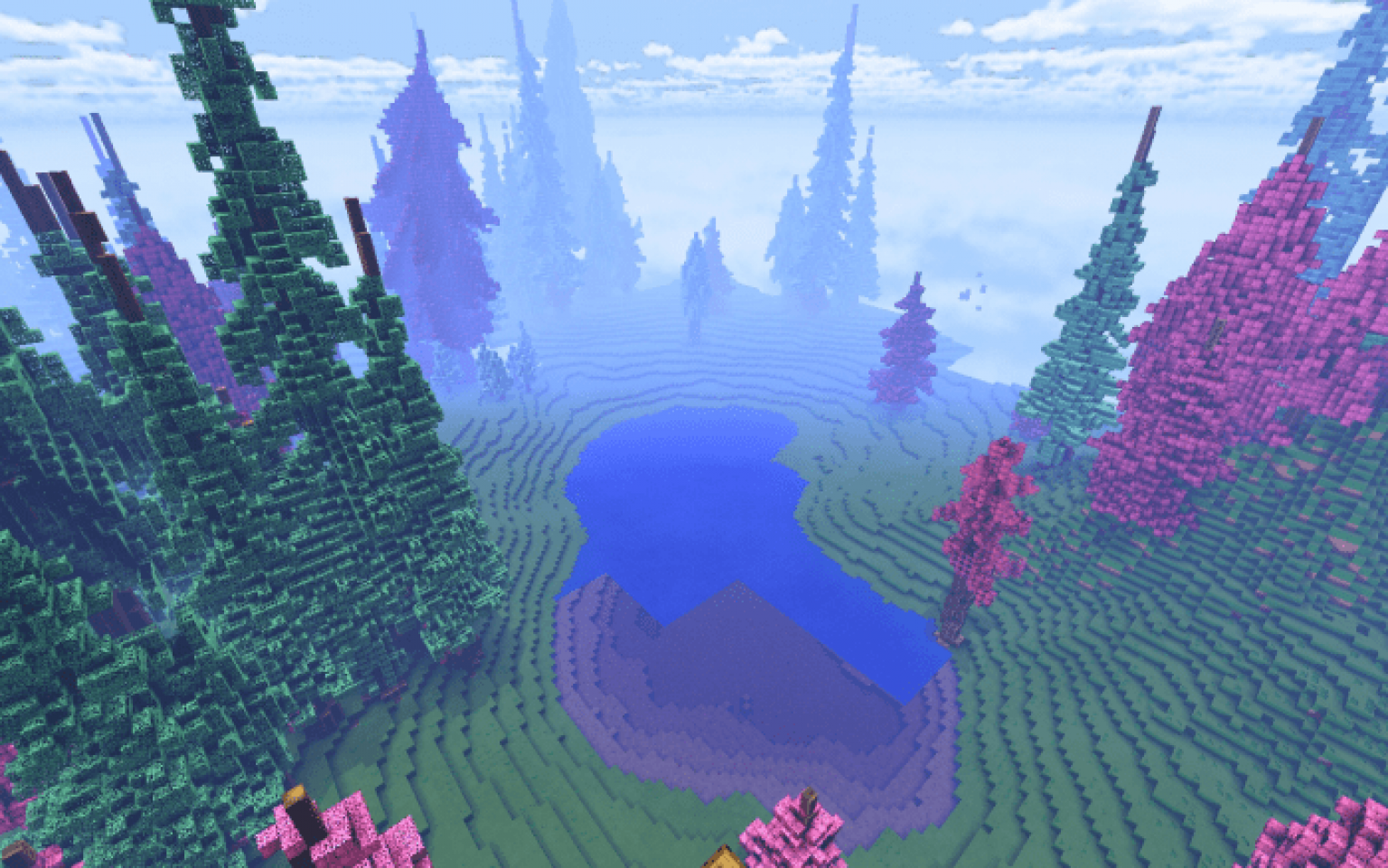 spruce-forest-map-minecraft-pe-bedrock-maps