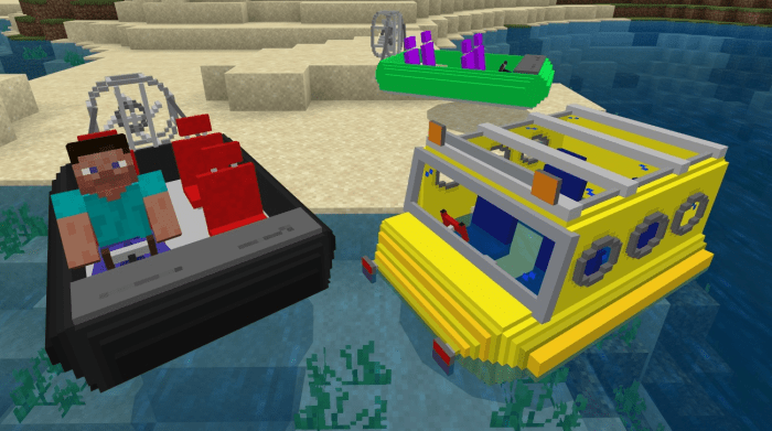 Powerboats Addon | Minecraft PE Bedrock Addons