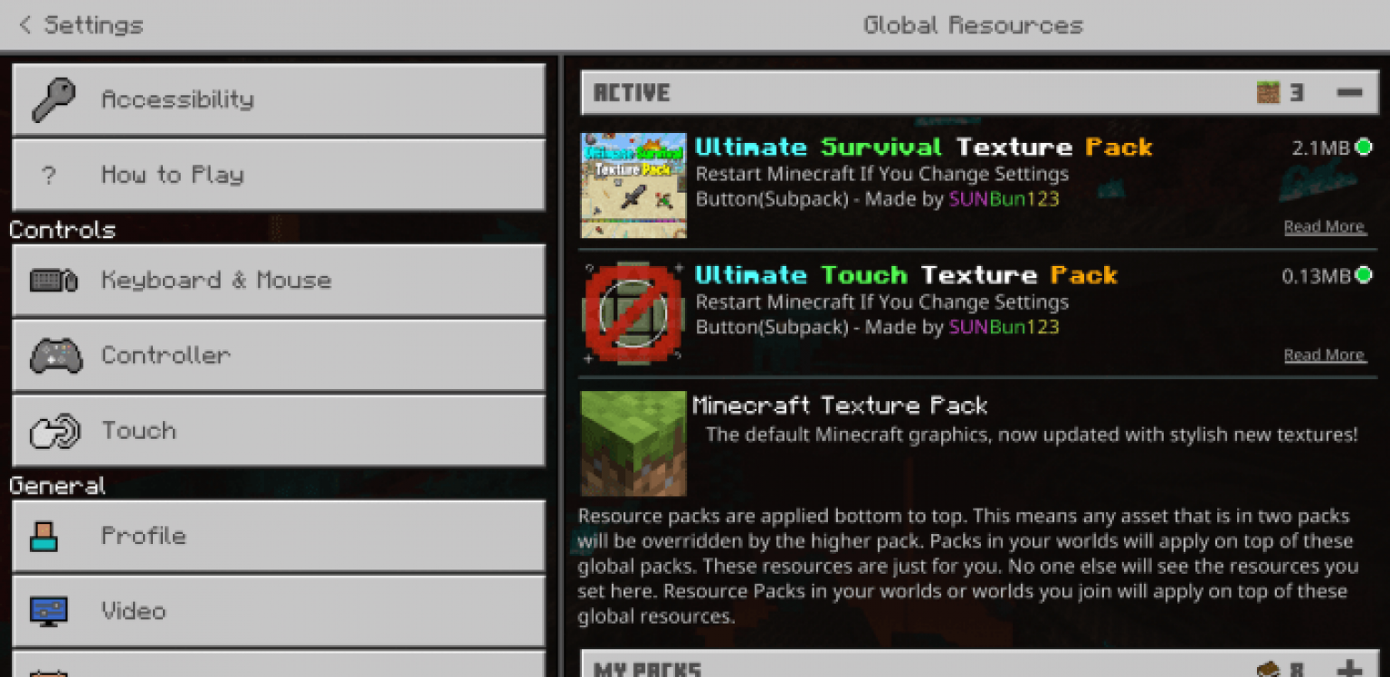 Ultimate survival texture pack minecraft pe bedrock texture packs