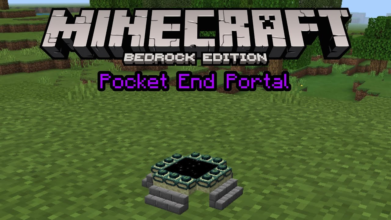 Pocket End Portal Mod Minecraft Pe Bedrock Mods