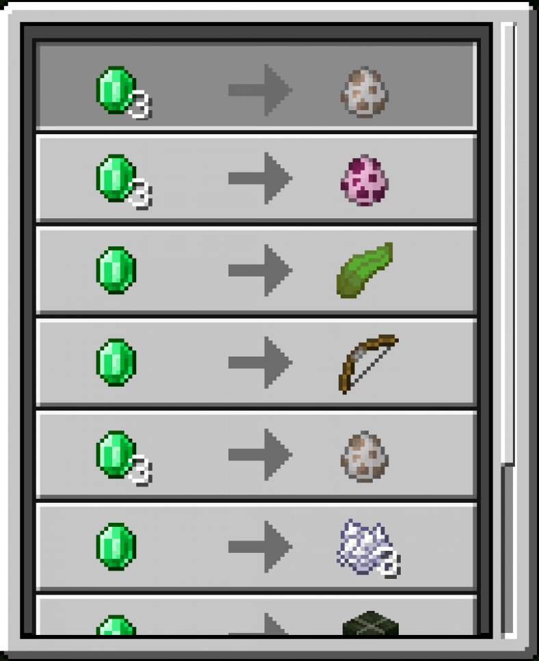 OP Villager Trades Mod Minecraft PE Bedrock Mods