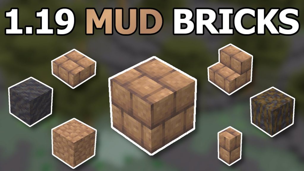 Properties of Mud and Mud Brick for minecraft pe 1.19