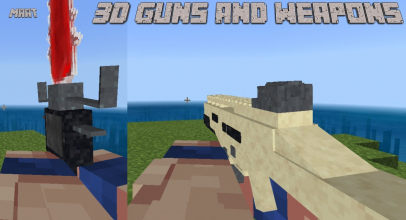 3D Guns & Weapons Addon