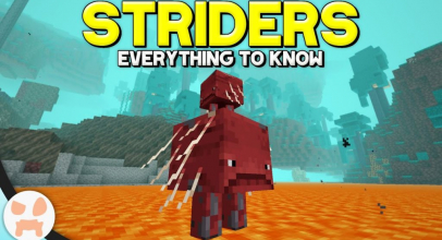 Strider Mob Minecraft Nether Update Concept Mod